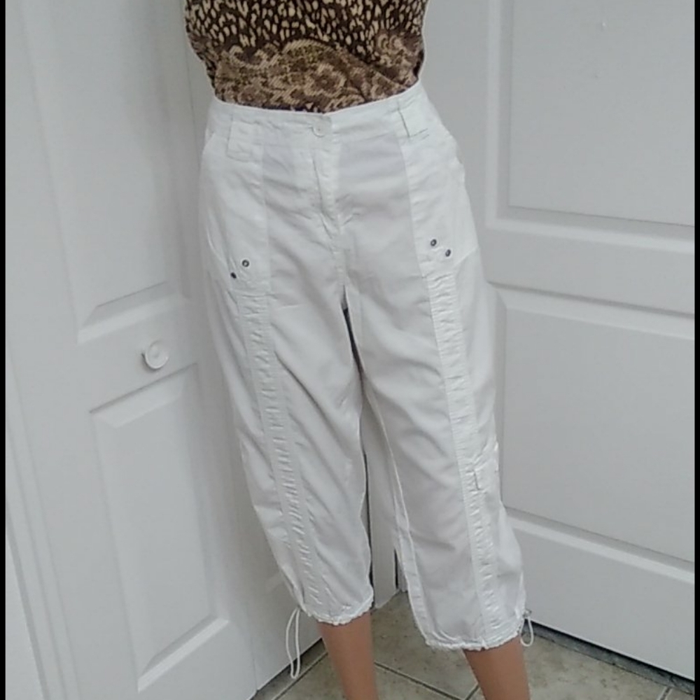 Ladies Cargo Capri Pants by Style & Co